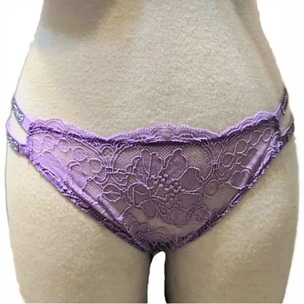 Shine Bombshell & Brazilian Matching Lingerie Set 32D/Small - Victoria’s Secret
